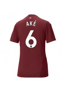 Fotbalové Dres Manchester City Nathan Ake #6 Dámské Třetí Oblečení 2024-25 Krátký Rukáv